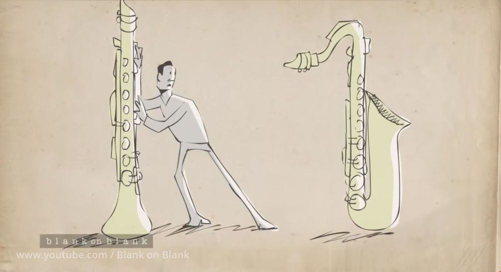 Джаз в мультфильмах: John Coltrane on Giant Steps 